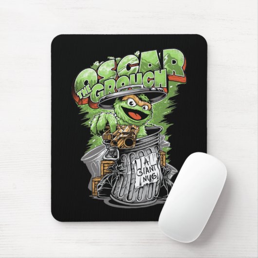 Green Garbage Monster Mousepad (Mit Mouse)