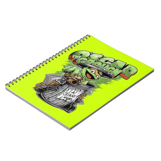 Green Garbage Monster  Notizblock (Linke Seite)