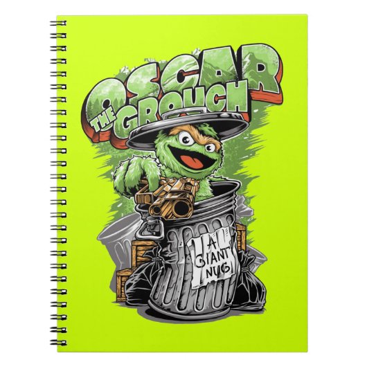 Green Garbage Monster  Notizblock (Vorderseite)