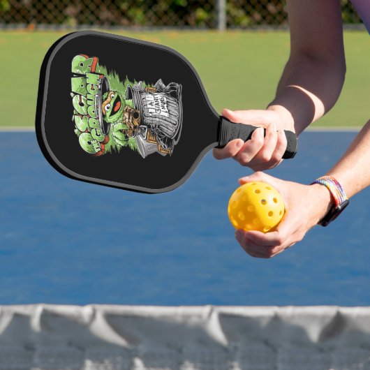 Green Garbage Monster Pickleball Schläger (InSitu)