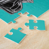 Green Garbage Monster  Puzzle (Seite)