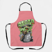 Green Garbage Monster Schürze (Vorderseite)