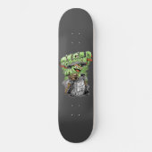 Green Garbage Monster  Skateboard (Vorderseite)