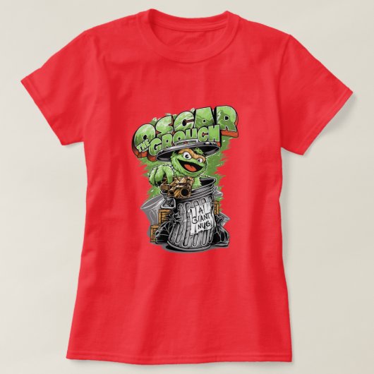 Green Garbage Monster T-Shirt (Design vorne)