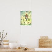 Green Garden Faiasy Fantasy Art Print Poster (Küche)