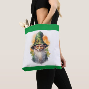 Green Garden Gnome 3 Tasche