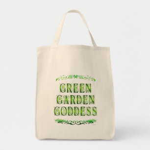 Green Garden Goddess Sprichwort Totasche Tragetasche