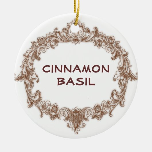 Green Garden Marker Keramikornament (Vorne)