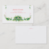 Green Garden Mommy Calling Card Telefonnummerkarte (Vorne/Hinten)