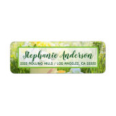 Green Garden Rücksendeadressen-Aufkleber (Vorne)