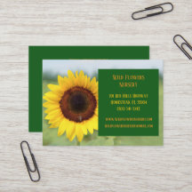 Green Gardener Landscaper Florist Sonnenblume