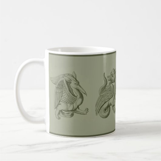 Green Gargoyles Coffee Tasse (Links)