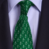 Green Gavel Pattern Attorney Krawatte
