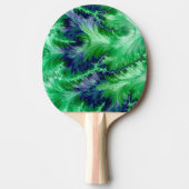 ~ GREEN GAZE ~ Original Fraktal ~ Ping Pong Paddle Tischtennis Schläger (Vorderseite)