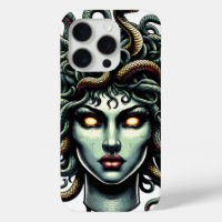 Green Gazing Medusa Kopf voller Schlangen