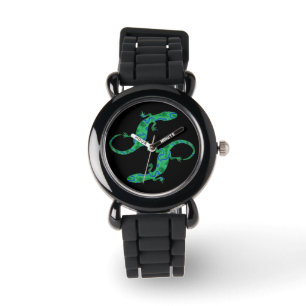 Green Gecko Armbanduhr