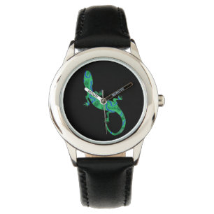 Green Gecko Armbanduhr