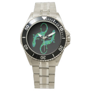 Green Gecko Armbanduhr
