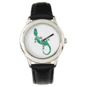 Green Gecko Armbanduhr