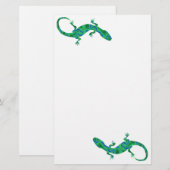 Green Gecko Briefpapier (Vorne/Hinten)