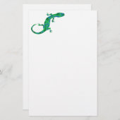 Green Gecko Briefpapier (Vorne/Hinten)