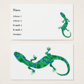 Green Gecko Business Cards (Vorne & Hinten)
