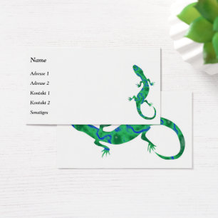 Green Gecko Business Cards