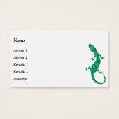 Green Gecko Business Cards (Vorderseite)
