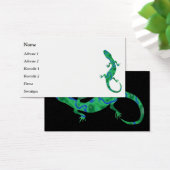 Green Gecko Business Cards (Schreibtisch)