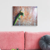 Green Gecko Canvas Print Leinwanddruck (Insitu (Wohnzimmer))