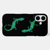 Green Gecko Case-Mate iPhone Hülle (Rückseite (Horizontal))