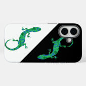 Green Gecko Case-Mate iPhone Hülle (Rückseite (Horizontal))