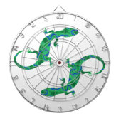 Green Gecko Dartscheibe (vorne)