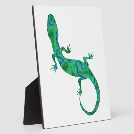 Green Gecko Fotoplatte (Seite)