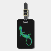Green Gecko Gepäckanhänger (Vorderseite vertikal)