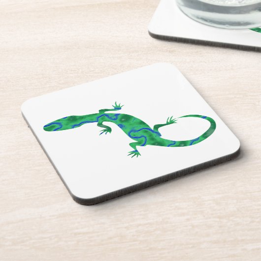 Green Gecko Getränkeuntersetzer (Linke Seite)