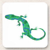 Green Gecko Getränkeuntersetzer (Vorderseite)