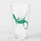 Green Gecko Glas (Rückseite)
