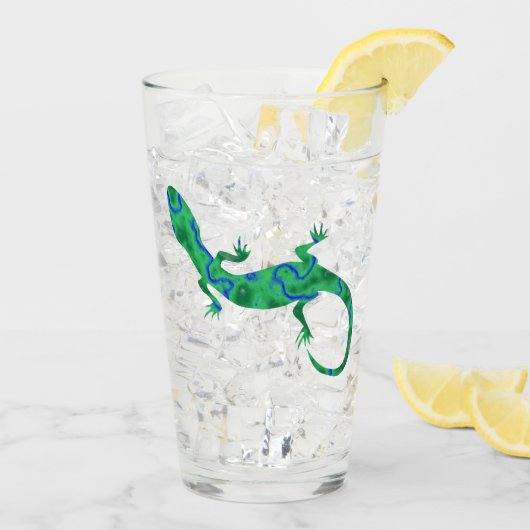 Green Gecko Glas (Rückseite Ice)
