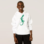 Green Gecko Hoodie (Vorne ganz)