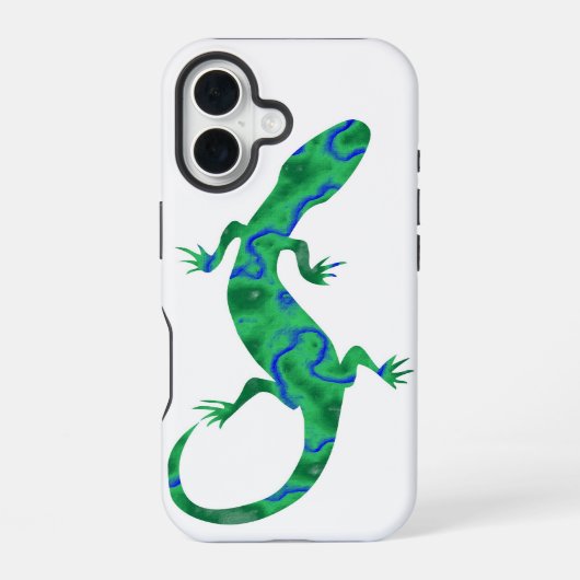 Green Gecko iPhone 16 Hülle (Rückseite)