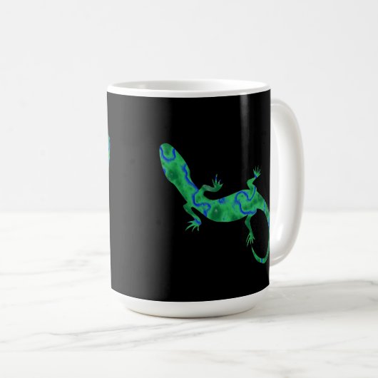 Green Gecko Kaffeetasse (VorderseiteRechts)