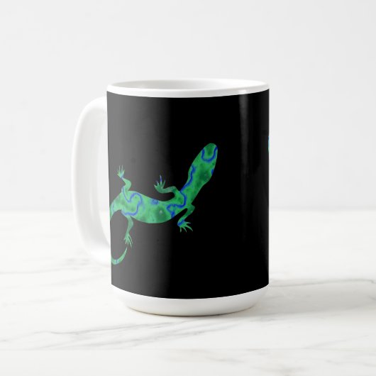 Green Gecko Kaffeetasse (Vorderseite Links)