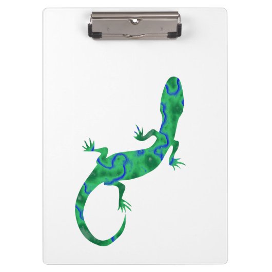 Green Gecko Klemmbrett (Vorderseite)