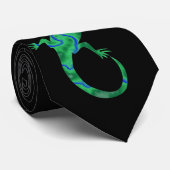 Green Gecko Krawatte (Gerollt)