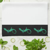 Green Gecko Küchentuch (Gefaltet)