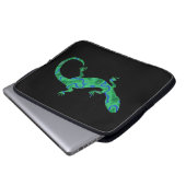Green Gecko Laptopschutzhülle (Vorne Knopf)