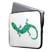 Green Gecko Laptopschutzhülle (Vorderseite Links)