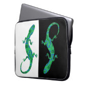 Green Gecko Laptopschutzhülle (Vorderseite Links)