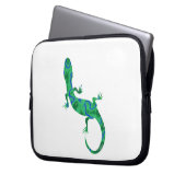 Green Gecko Laptopschutzhülle (Vorderseite Links)